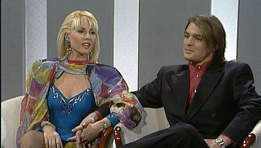 פנינה רוזנבלום ובעלה משה חיים.  1992