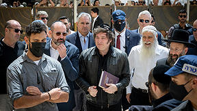 חאבייר מיליי בביקור בכותל, 19.4.26 