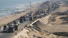 פליטים פלסטינים נמלטים מצפון רצועת עזה דרומה, בשבוע שעבר