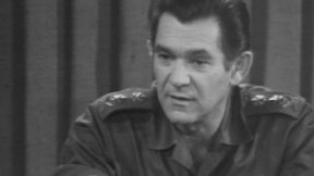 ריאיון עם הרמטכ"ל אלעזר בסוף המלחמה