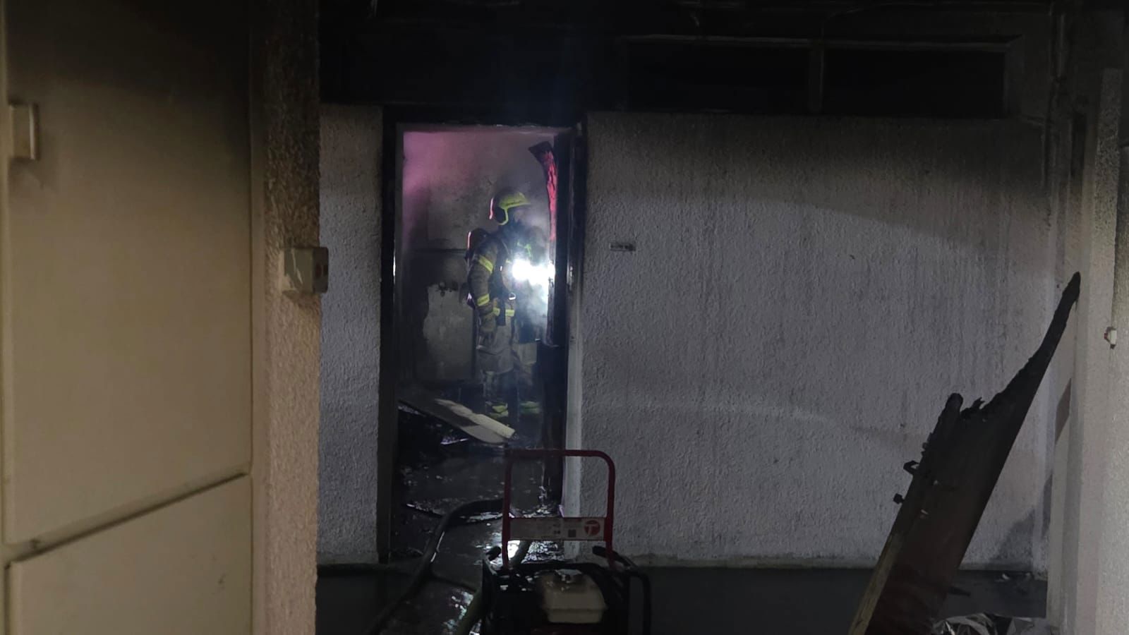 שריפה בבית אבות בשכונת קריית חיים בחיפה, 16.12.25