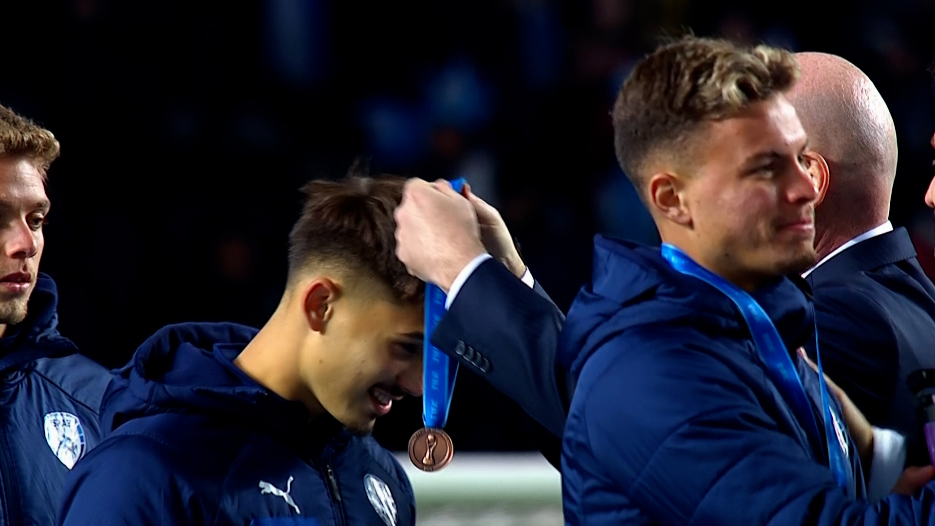 טקס הענקת המדליות: אורוגוואי אלופת העולם, ישראל במקום השלישי