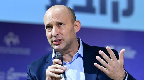 נפתלי בנט באוניברסיטת רייכמן, בחודש שעבר