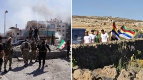 עימותים בין המשטר הסורי לדרוזים; דרוזים מישראל חצו את הגבול במחאה