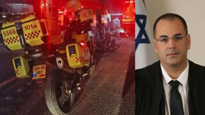 בני שגיא וזירת התאונה