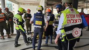 זירת הנפילה באתר בנייה במרכז 9.3.26