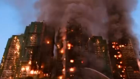 שריפה ברבי קומות בהונג קונג