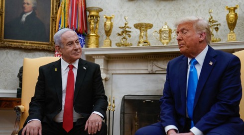 טראמפ ונתניהו בבית הלבן