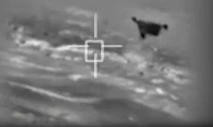 יירוטים של כטב"מים וטילים מאיראן, תיעוד