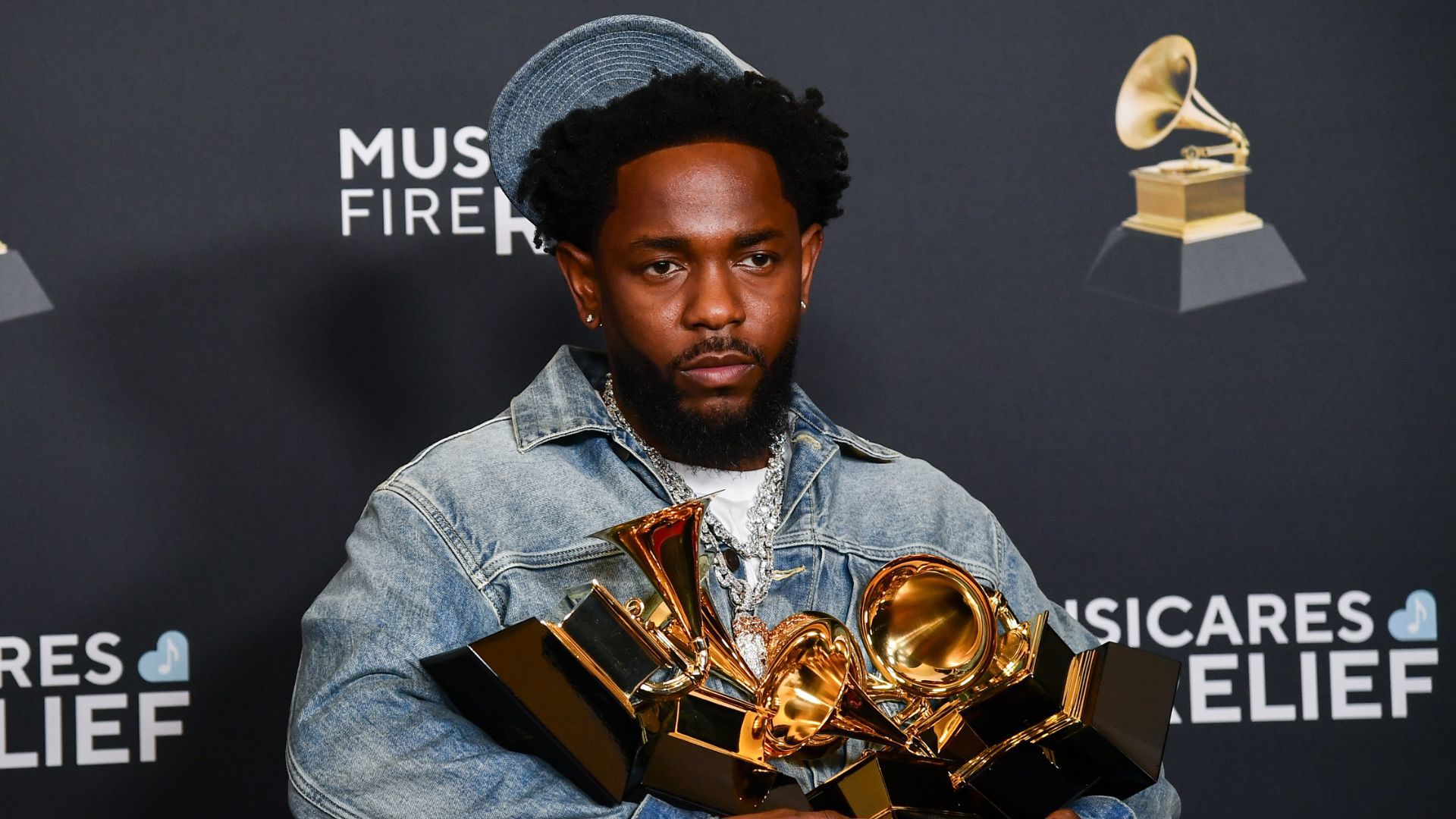 קנדריק לאמאר בטקס פרסי הגראמי בשנה שעברה, פברואר 2025