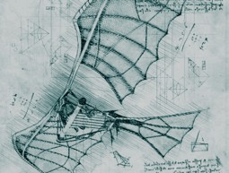 מתוך הסקיצות של דה וינצ'י למכונות תעופה