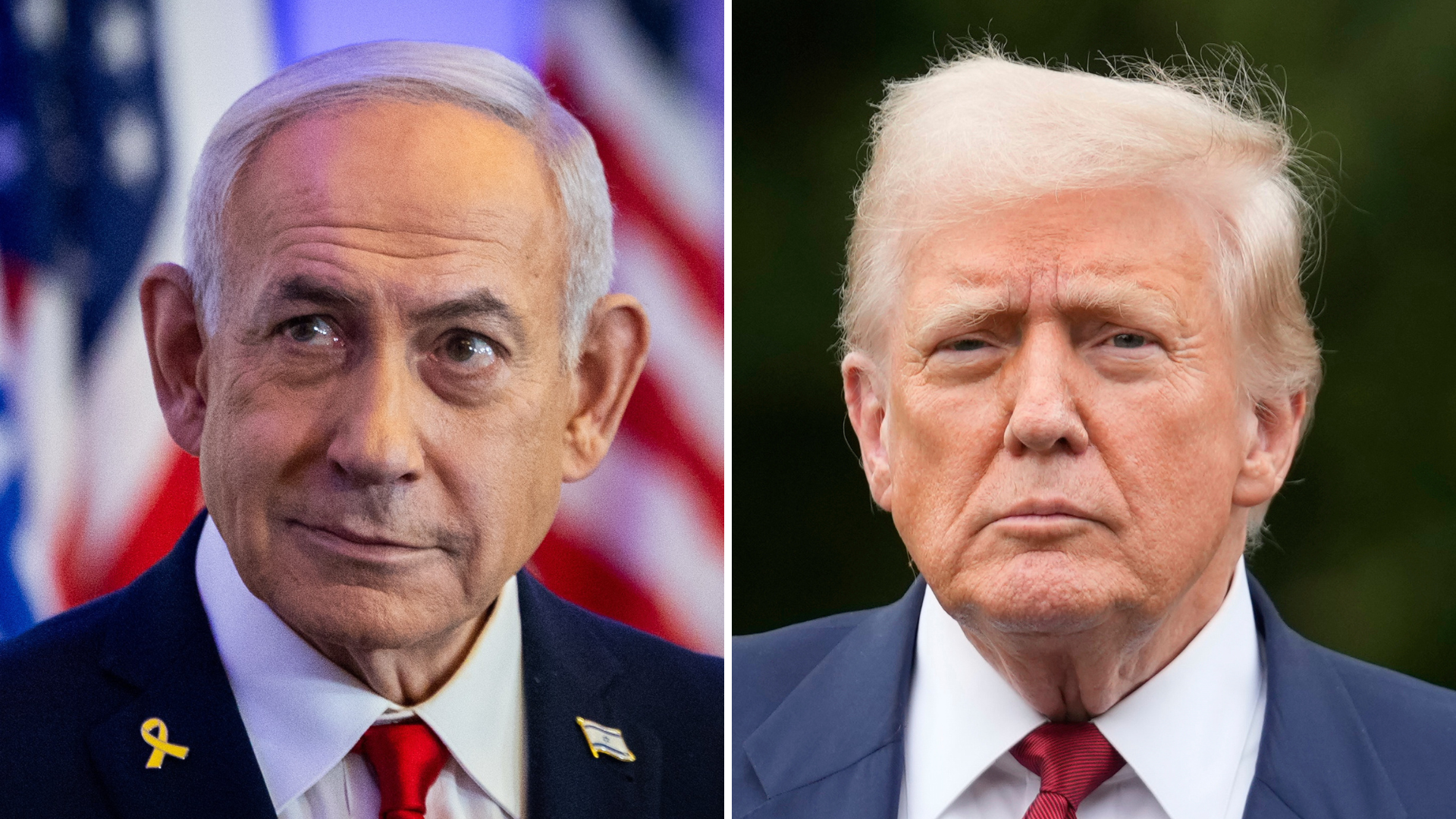 נשיא ארצות הברית טראמפ וראש הממשלה נתניהו