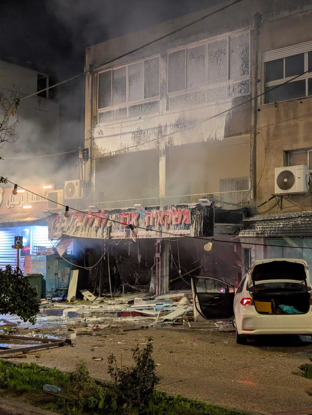 פיצוץ בחנות בנצרת