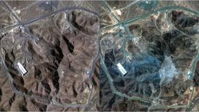 מתקן פורדו להעשרה גרעינית, לפני ואחרי התקיפה האמריקנית