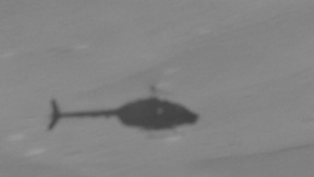 מסוק טס מעל הגדה המזרחית