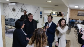 השר קיש בביקורו בקרית שמונה