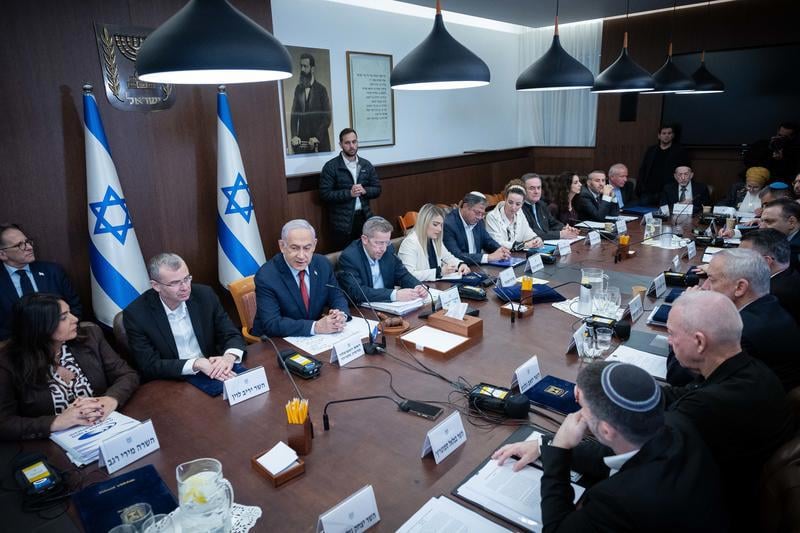 ישיבת הממשלה בחודש דצמבר 2023