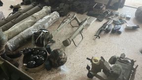 אמצעי לחימה שהיו ברשות לוחמי כוח רדואן של חיזבאללה (צילום: דובר צה"ל)