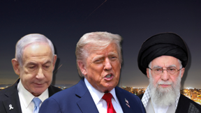 עלי חמינאי, דונלד טראמפ ובנימין נתניהו