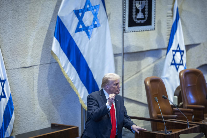 טראמפ בנאום בכנסת, אוקטובר 2025