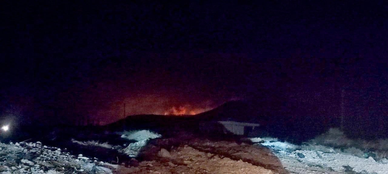 האזור שהותקף בסוריה