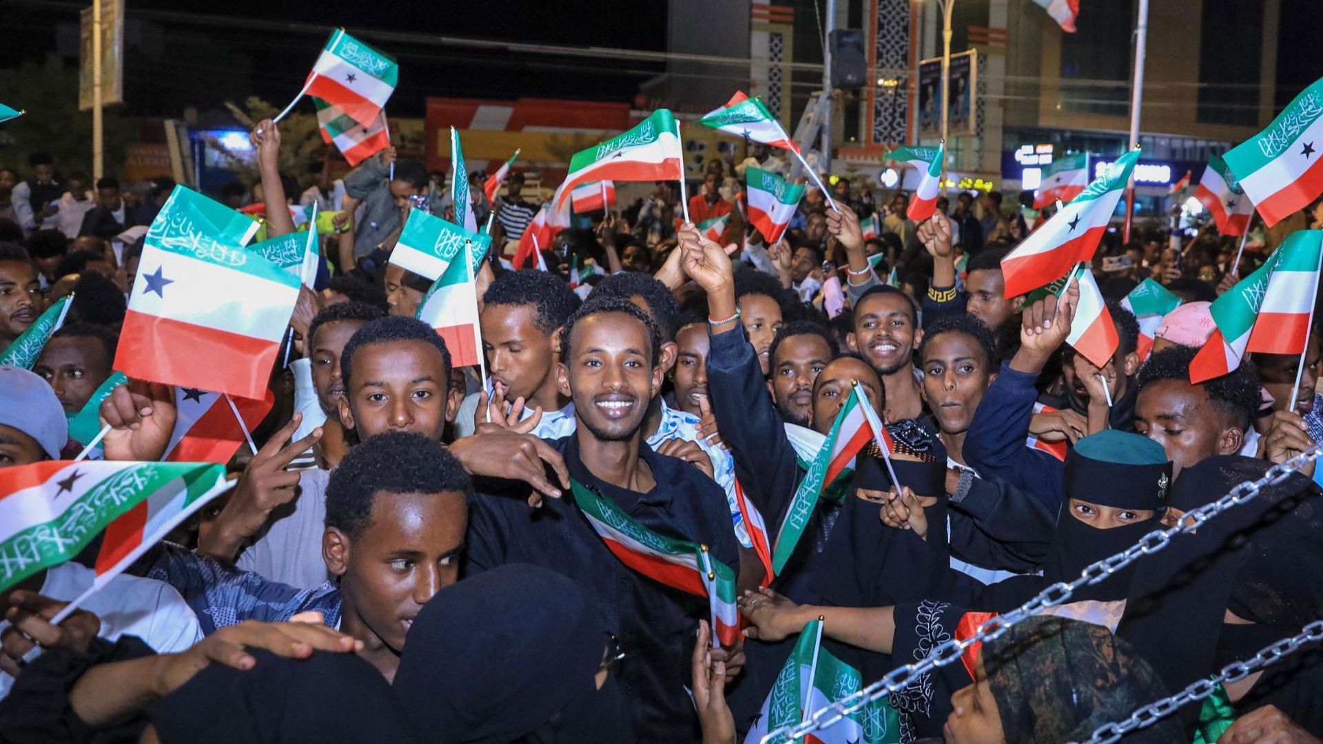 החגיגות על ההכרה הישראלית בסומלילנד בבירה הרגייסה, בסוף השבוע