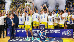 מכבי ת"א מניפה את גביע המדינה בכדורסל, 19.2.26