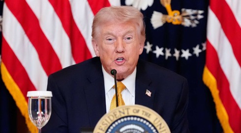 נשיא ארה"ב דונלד טראמפ