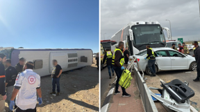 תאונות הדרכים הבוקר בדרום