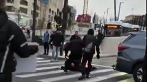 מפגין נדרס בהפגנת הלומי קרב בירושלים