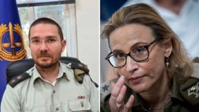 הפרקליטה הצבאית הראשית יפעת תומר ירושלמי ואלוף משנה מתן סולומש