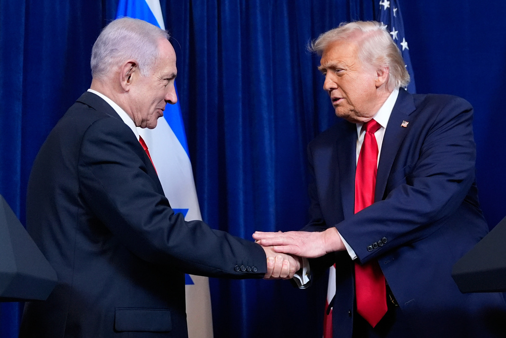 נשיא ארצות הברית דונלד טראמפ וראש הממשלה בנימין נתניהו, דצמבר 2025