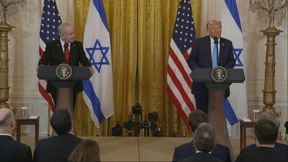 טראמפ ונתניהו בהצהרה