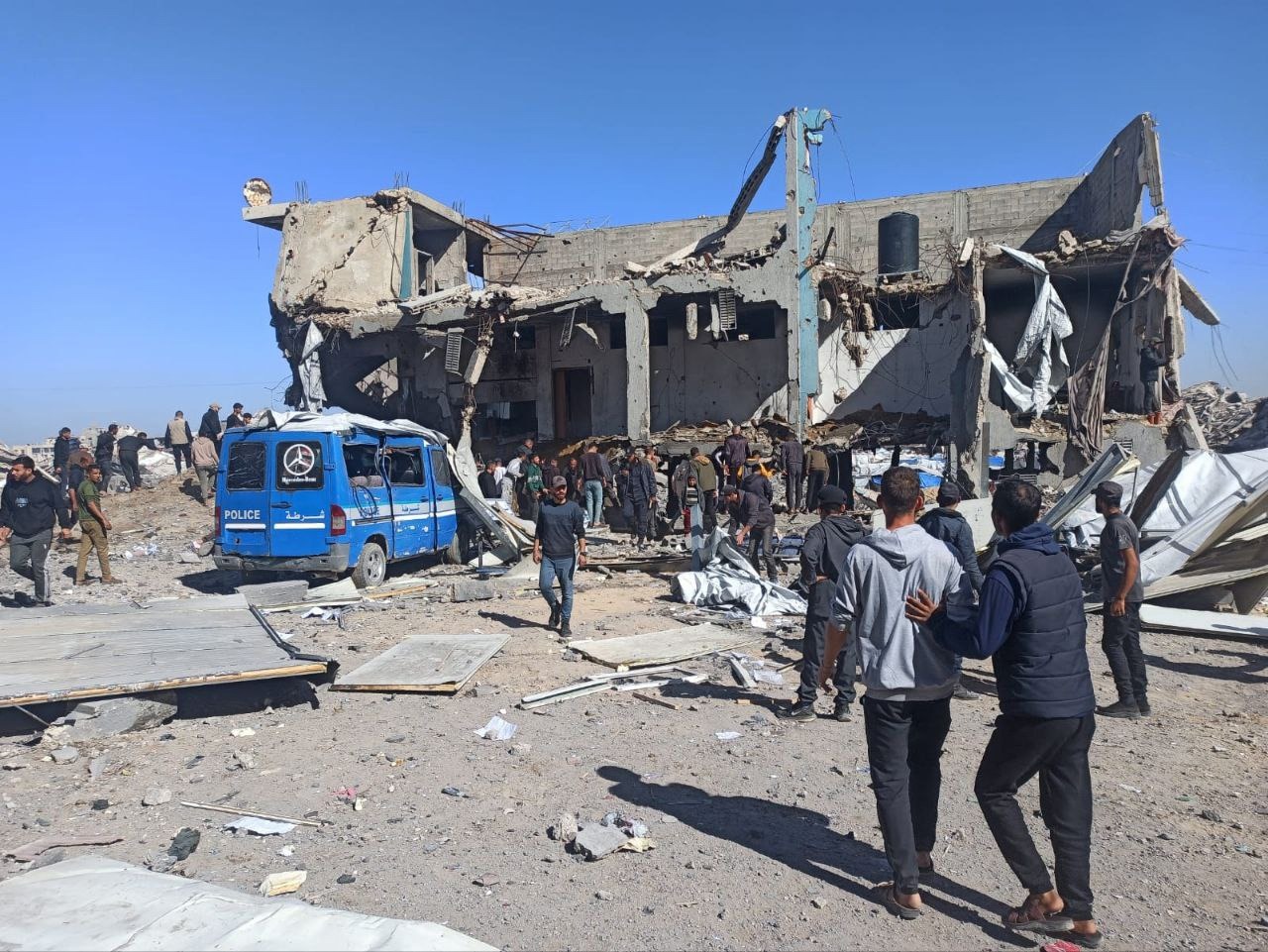 מתקן שיטור של חמאס שהותקף על ידי חיל האוויר