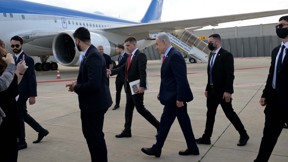 ראש הממשלה נתניהו בדרך לכנף ציון, 10.2.26