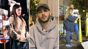 סילביה קוניו מקריאה מסר מארבל יהוד, אלי-ה כהן וקרינה ארייב