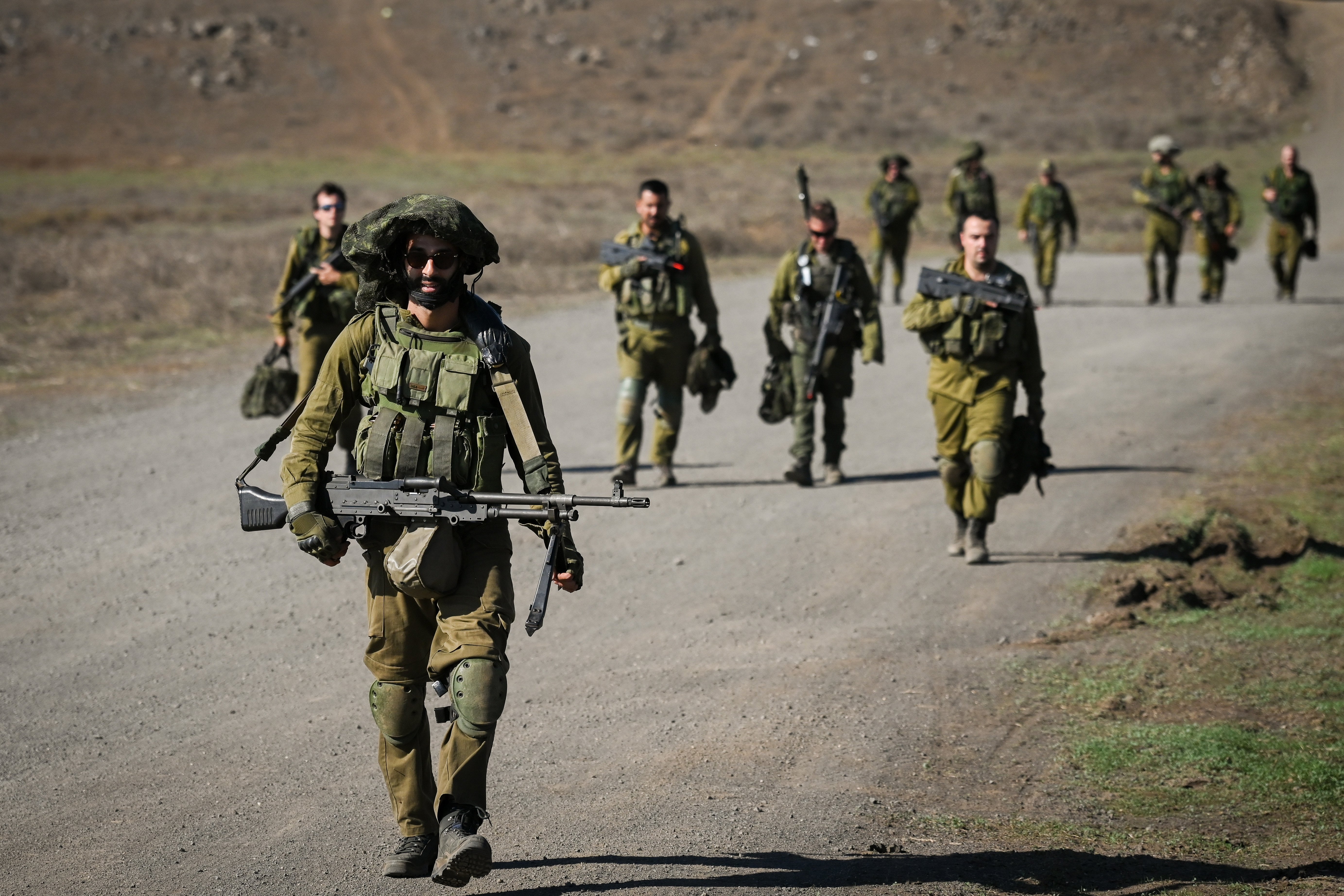 כוחות מילואים באימון, אוקטובר 2023