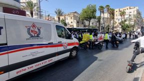 זירת התאונה בבני ברק