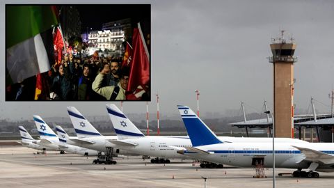 אל על והמחאה הפרו פלסטינית בטורקיה