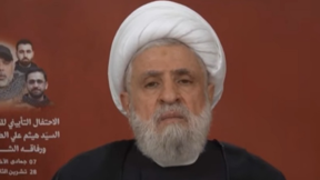 מנהיג חיזבאללה נעים קאסם