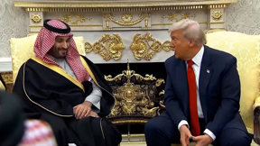 עם סוסים ומטוסי F-35: כך קיבל טראמפ את יורש העצר הסעודי