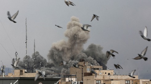 זירת תקיפה בטהראן