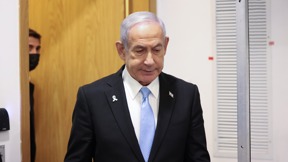 נתניהו באולם בית המשפט