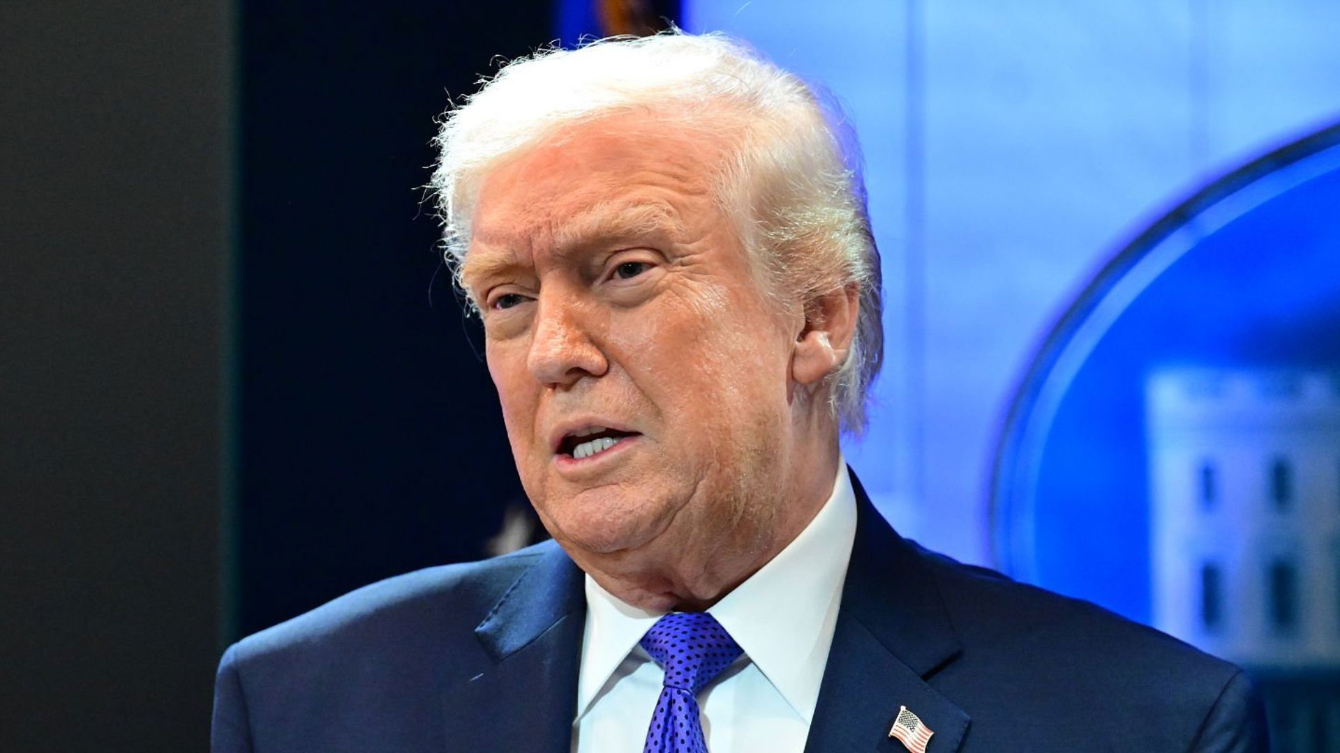 הנשיא טראמפ בבית הלבן בוושינגטון, היום