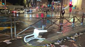 הכניסה לירושלים בתום הפגנת החרדים נגד הגיוס, הערב