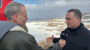 עתיד צה"ל בסוריה: עם שר הביטחון והרמטכ"ל על פסגת החרמון הסורי