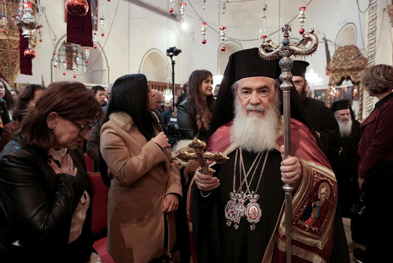 תיאופילוס השלישי' פטריארך הכנסייה היוונית-אורתודוקסית בירושלים