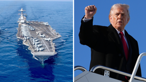 דונלד טראמפ, נושאת המטוסים "ג'רלד ר. פורד"