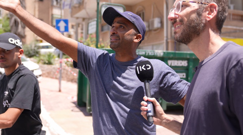 הבית נהרס - ומה עכשיו? שאול אמסטרדמסקי עם משפחת ברקת שביתה נפגע במטח