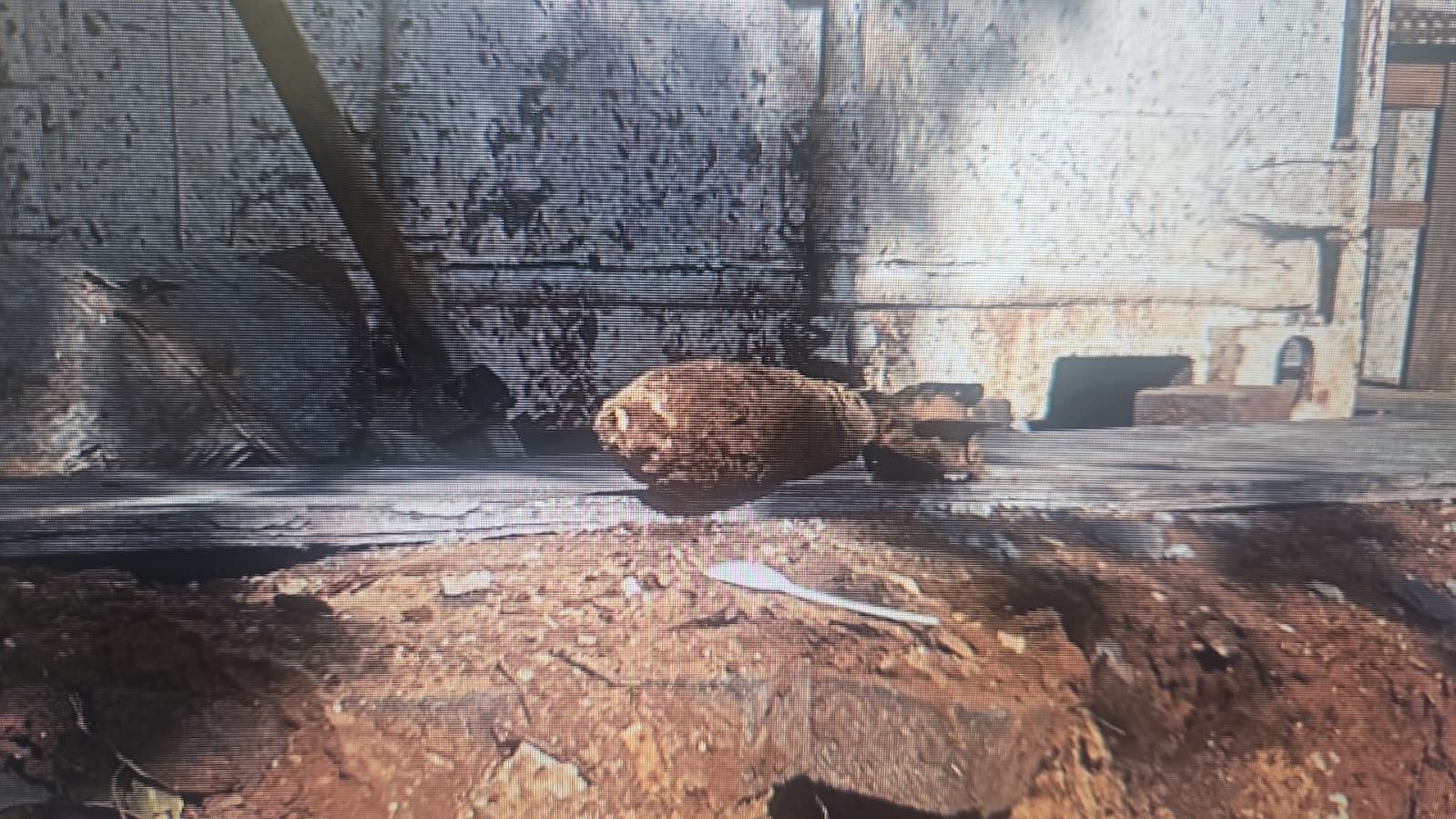 מרגמה אותרה ברחובות